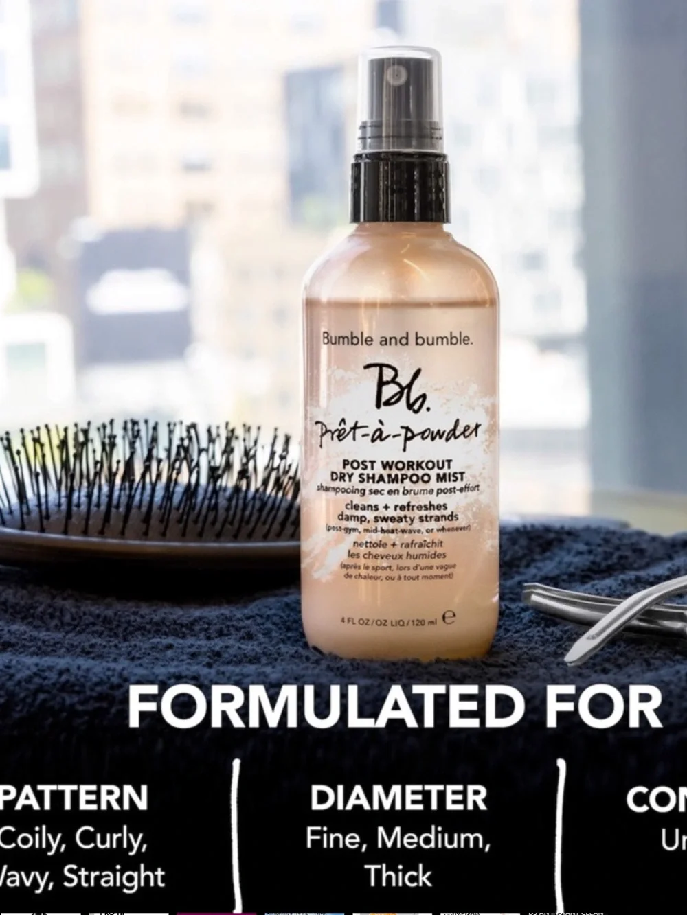 Bumble and bumble Prêt-à-powder Post Workout Dry Shampoo Mist - New FullSz